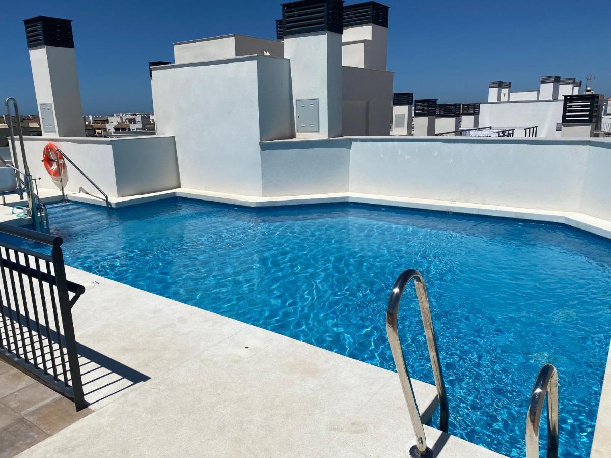 Apartamento Apartamento azul de Rota Exterior foto