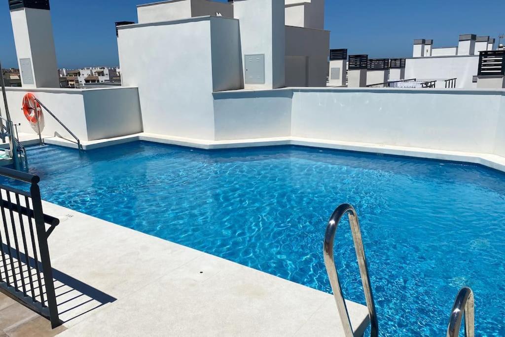 Apartamento Apartamento azul de Rota Exterior foto